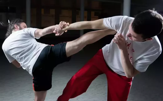 Treinamento de Defesa Pessoal no Taekwondo